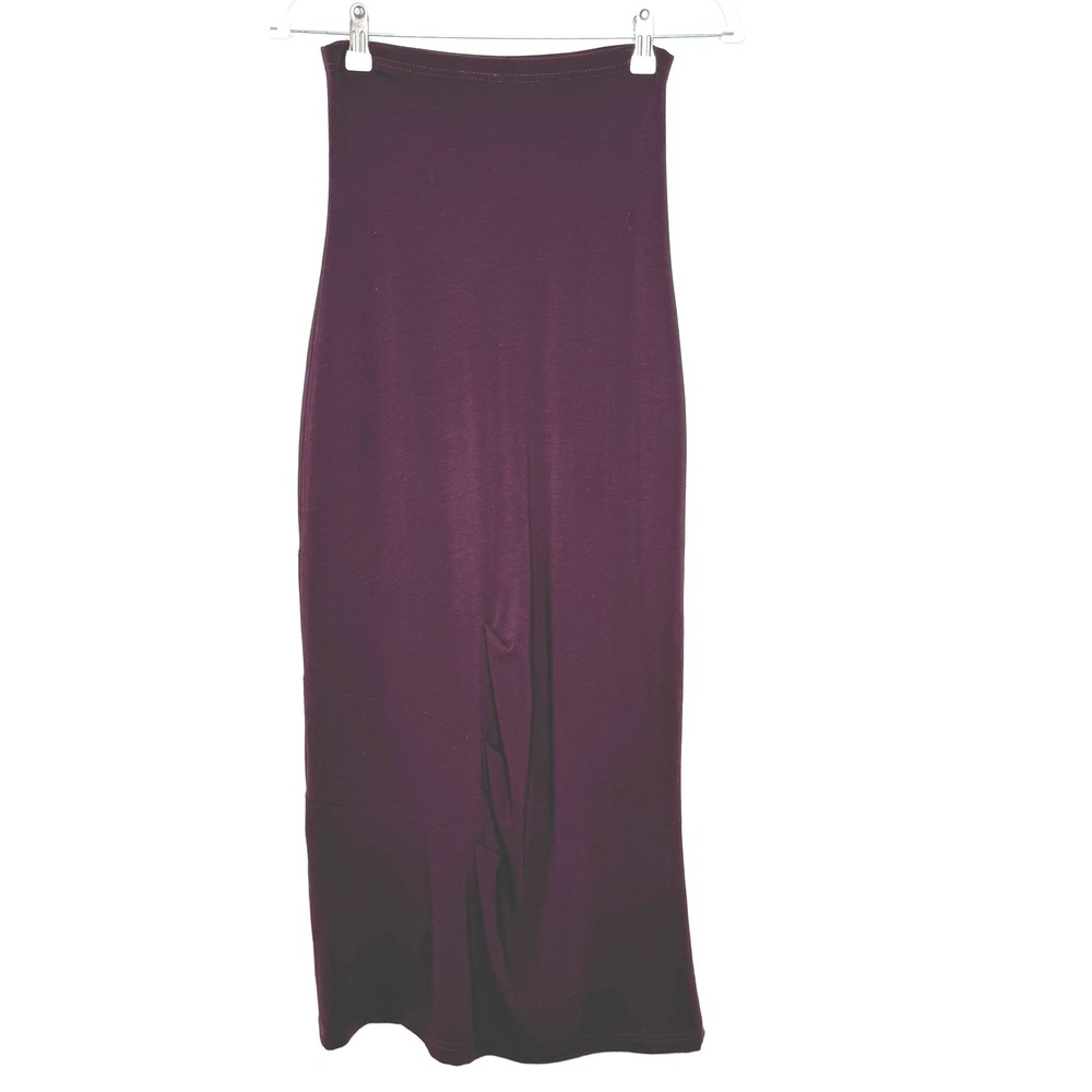 Lilith Wool Blend‎ Maxi Skirt wine color Size Small - Picture 2 of 11